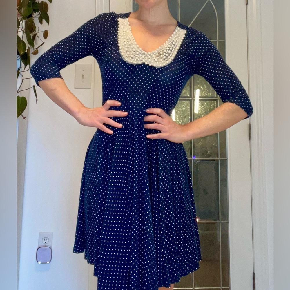 Monteau polka dot dress